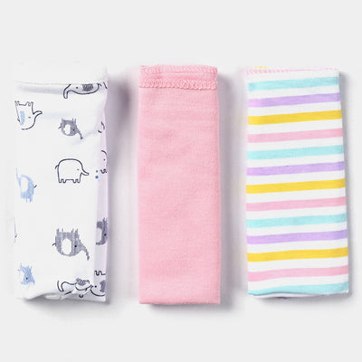 Pack Of 3 Baby Cotton Wash Clothe-MIX