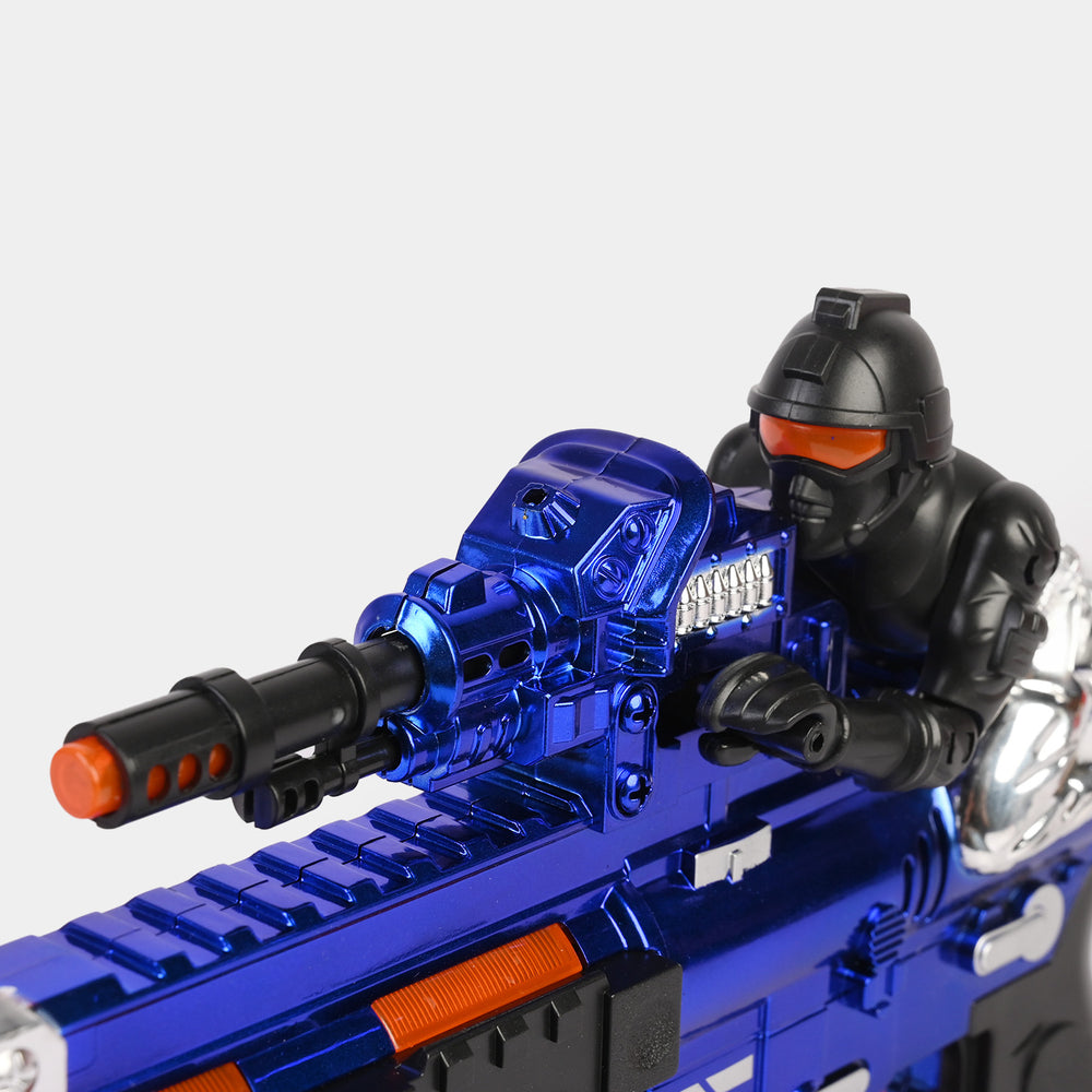 Battery Operated Blaster with Light & Sound
