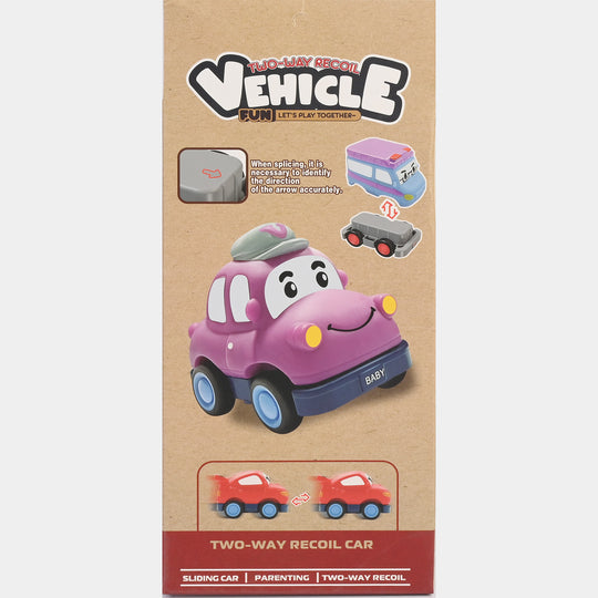 Friction-Powered Cartoon Vehicle Set | 3PCs