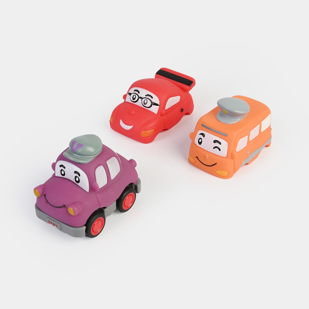 Friction-Powered Cartoon Vehicle Set | 3PCs