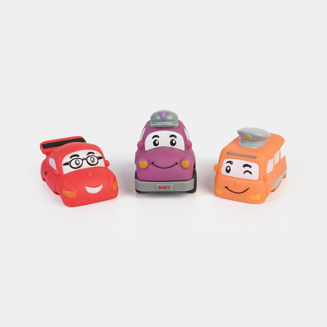 Friction-Powered Cartoon Vehicle Set | 3PCs