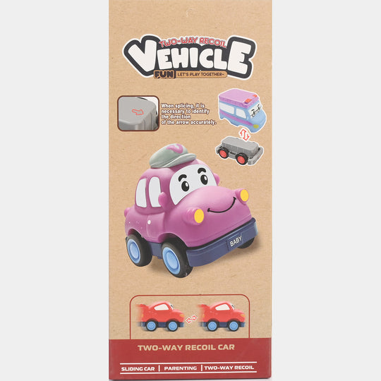 Friction-Powered Cartoon Vehicle Set | 3PCs