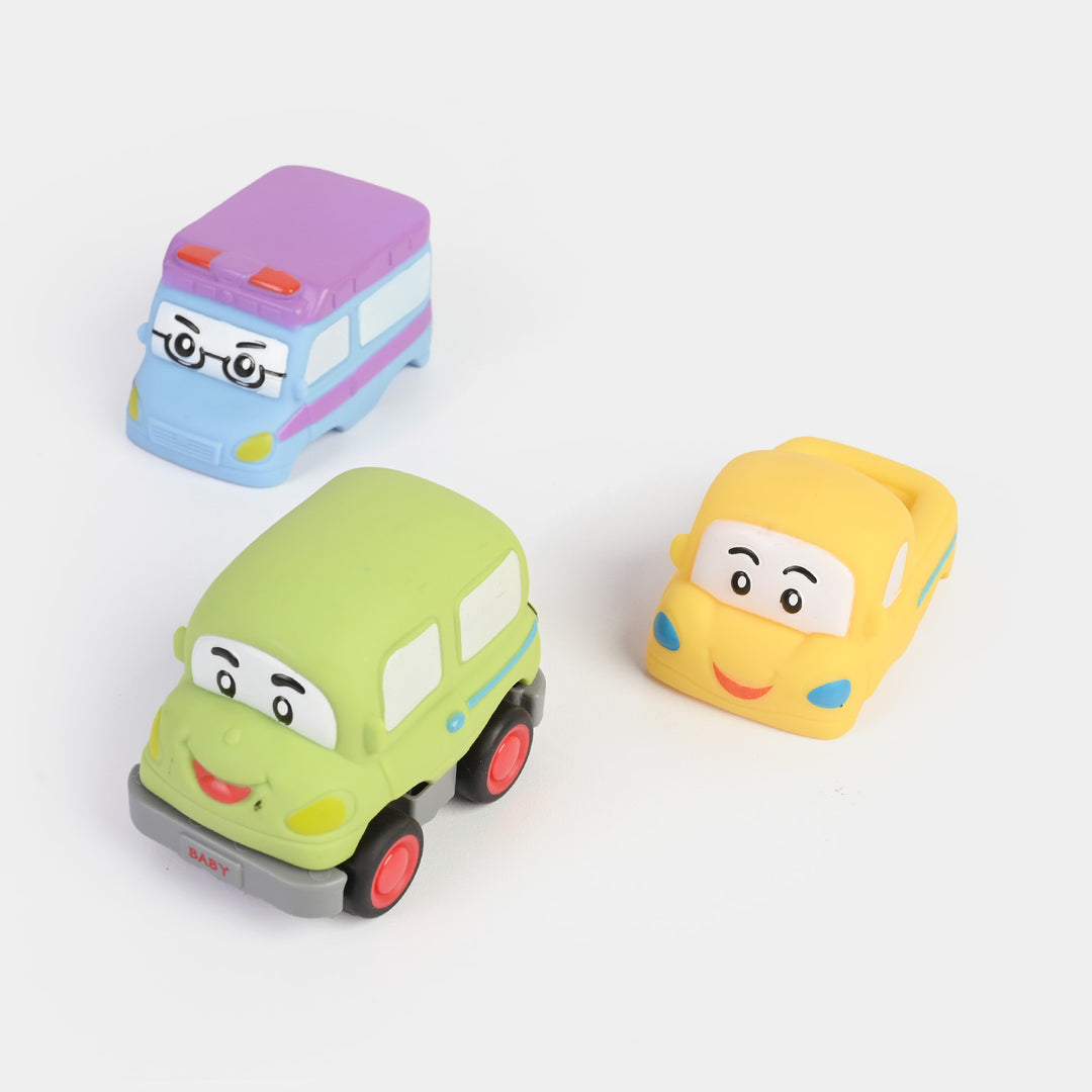 Friction-Powered Cartoon Vehicle Set | 3PCs