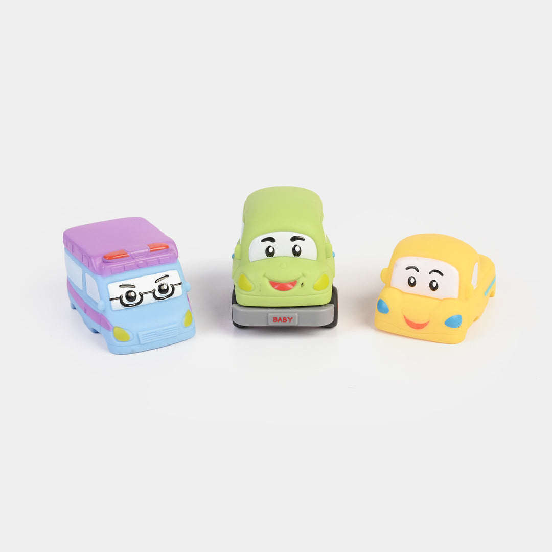 Friction-Powered Cartoon Vehicle Set | 3PCs