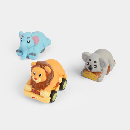 Friction-Powered Cartoon Vehicle Set | 3PCs