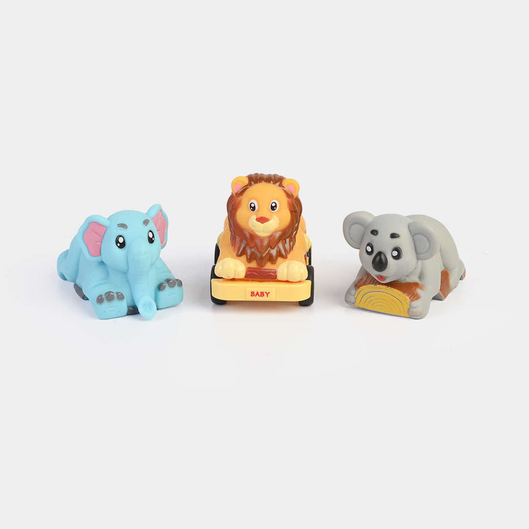 Friction-Powered Cartoon Vehicle Set | 3PCs