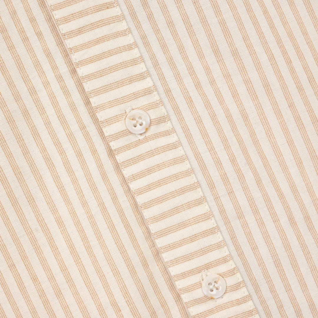 Boys Yarn Dyed Shirt - Light Brown