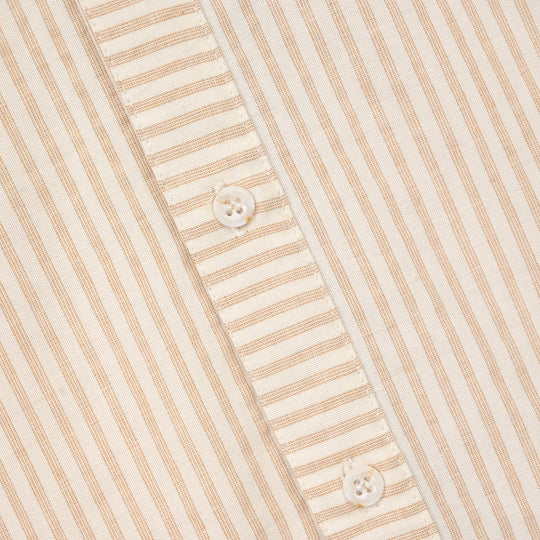 Boys Yarn Dyed Shirt - Light Brown
