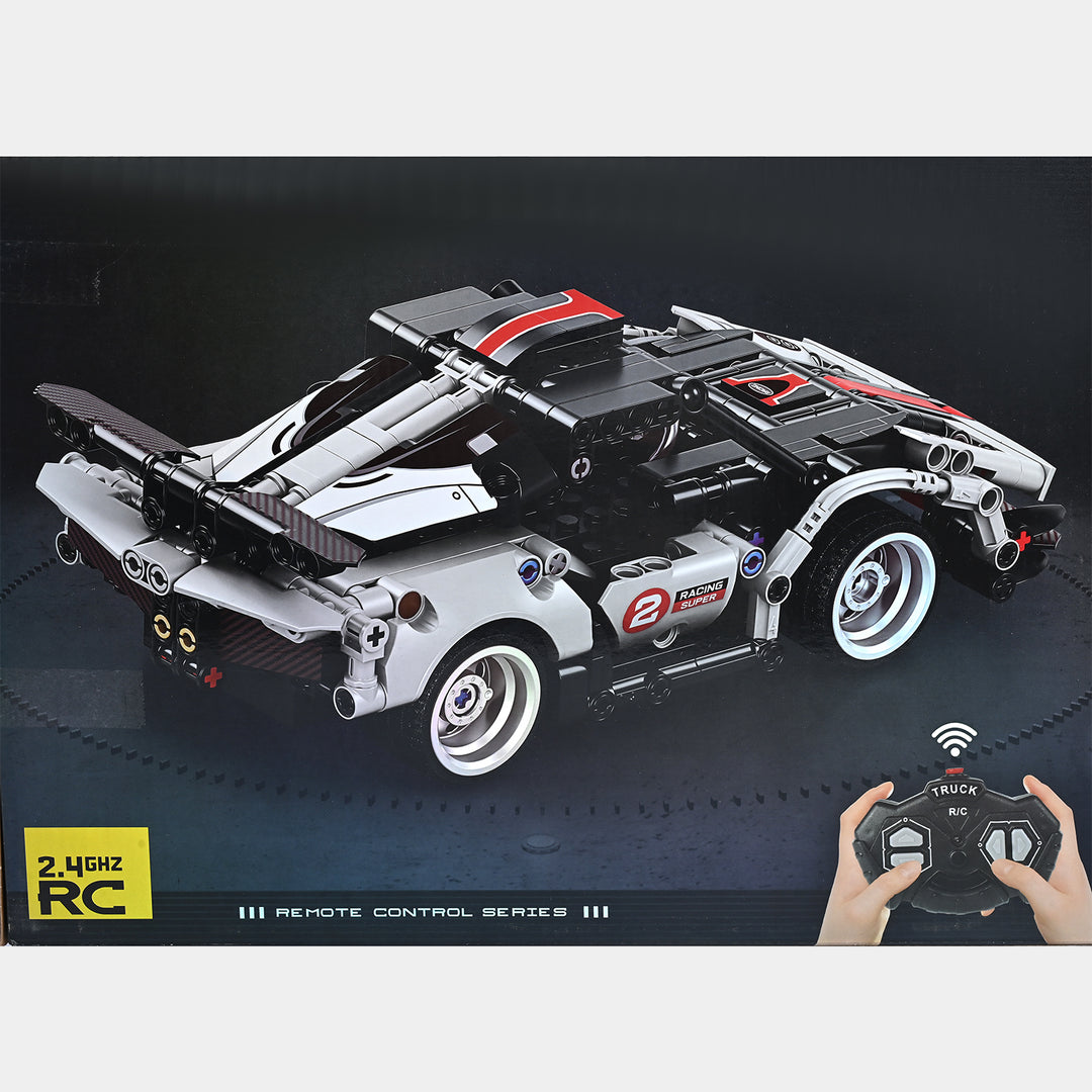 Racing Remote-Controlled Car Building Block Set – Build, Race, and Play