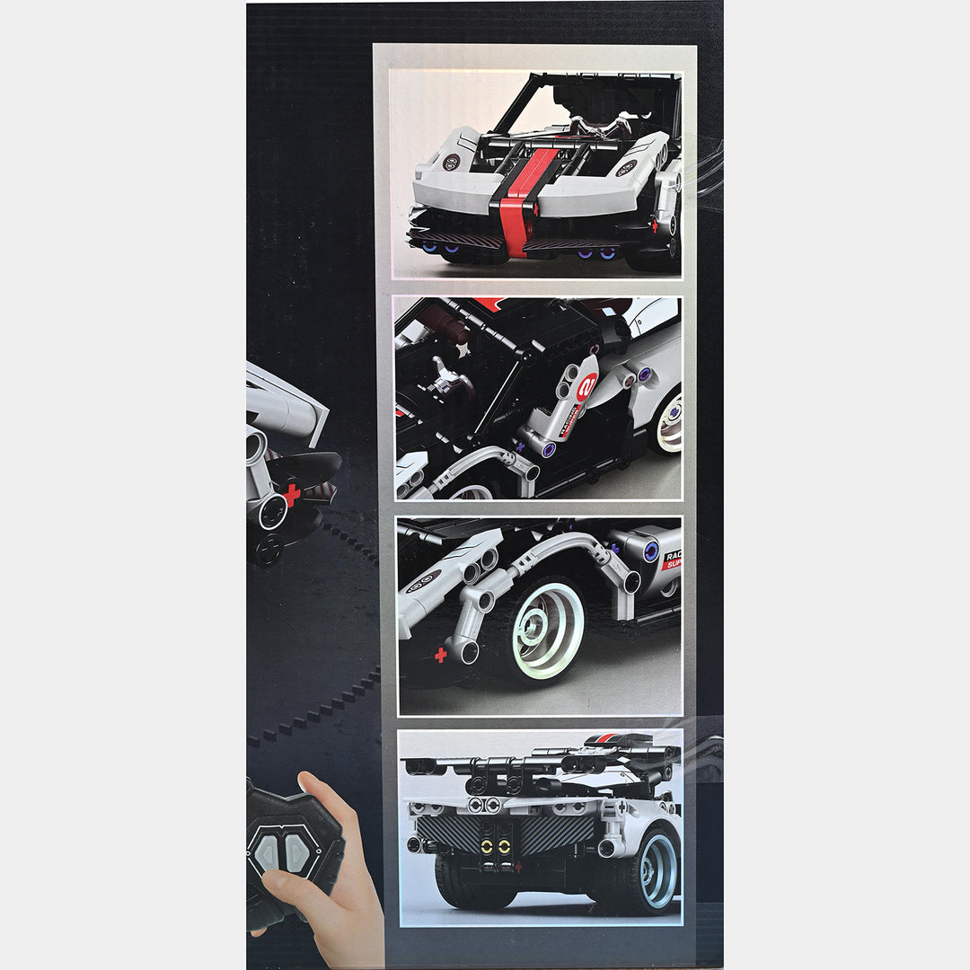 Racing Remote-Controlled Car Building Block Set – Build, Race, and Play
