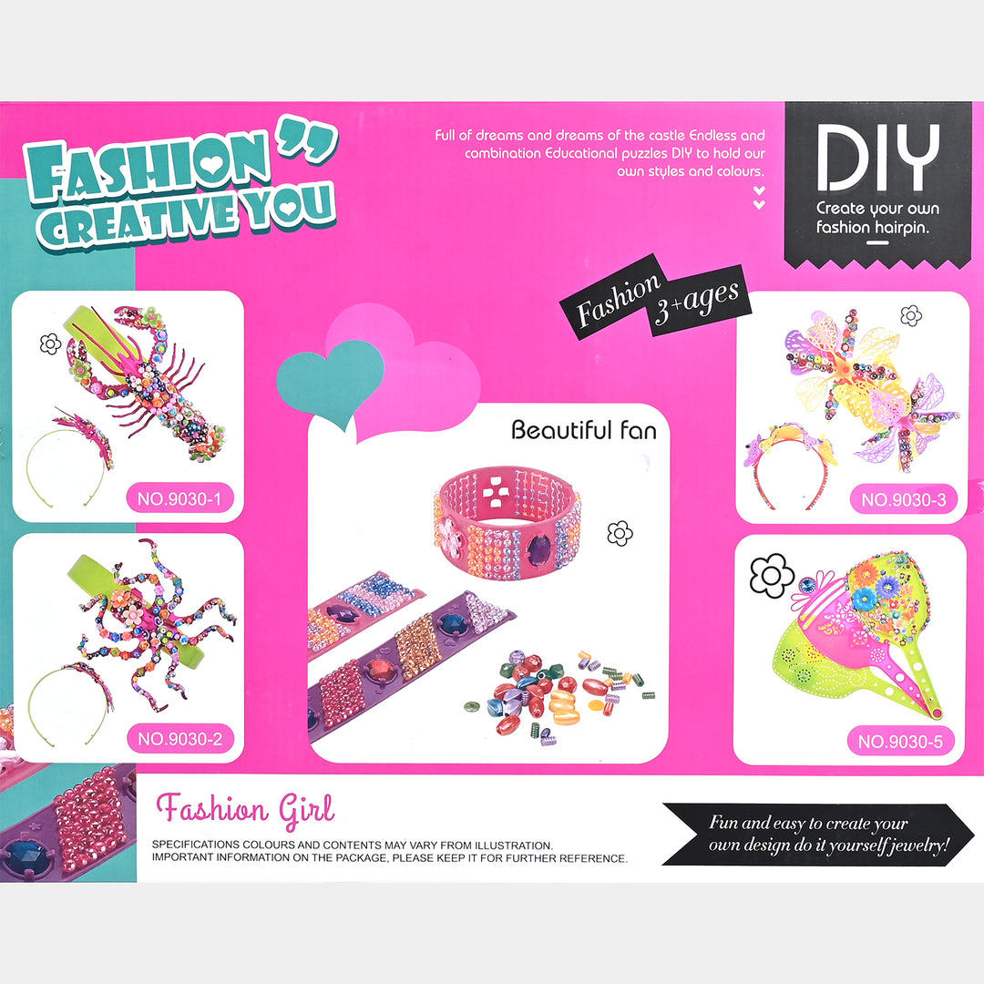 DIY Hairpin and Jewelry Making Kit For Girls