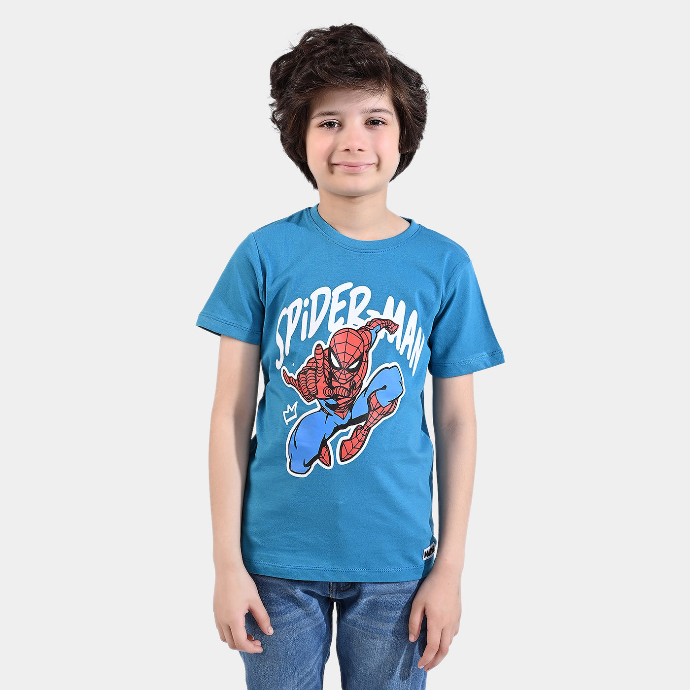 Boys Cotton Jersey T-Shirt H/S Character-B.Blue