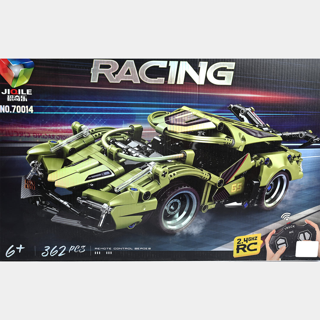 Racing Remote Control Car Building Block Set