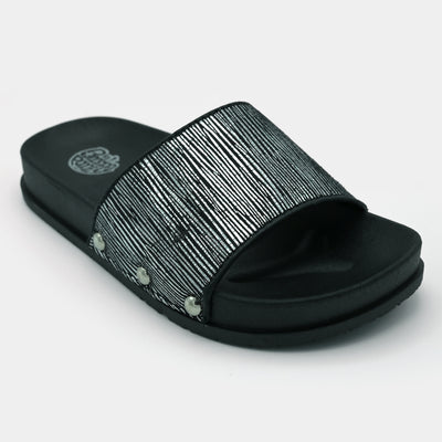 Girls Slipper CL-17-SILVER