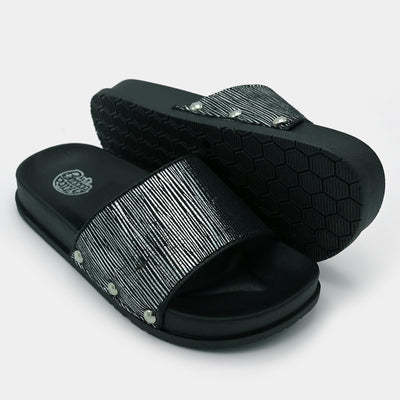 Girls Slipper CL-17-SILVER