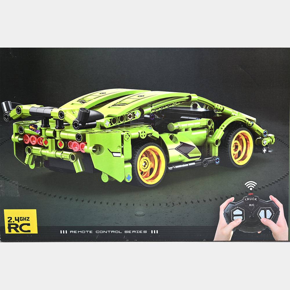 Racing Remote Control Car Building Block Set