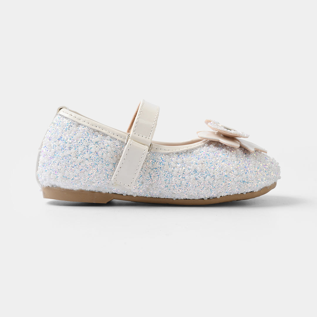 Girls Pumps 11-167-White