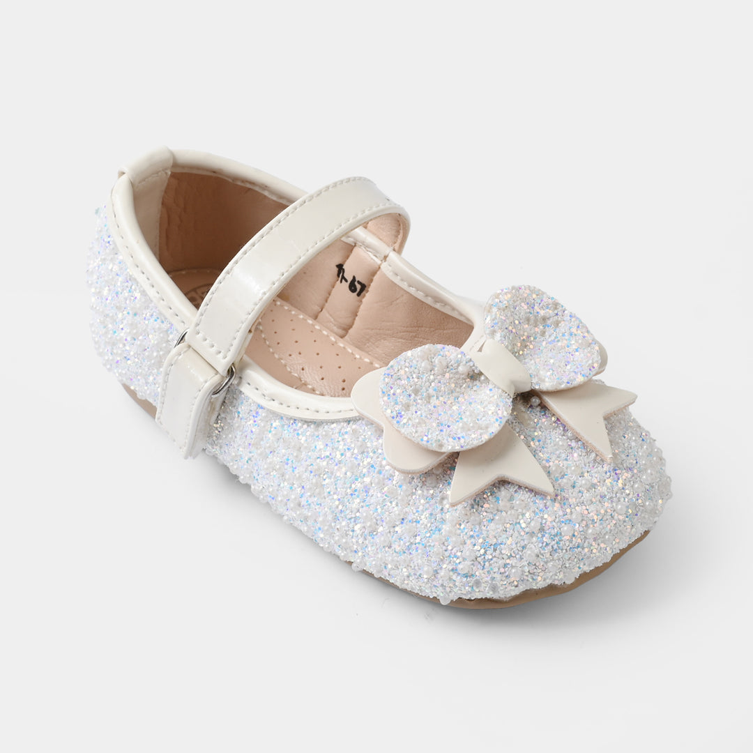 Girls Pumps 11-167-White