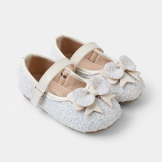 Girls Pumps 11-167-White