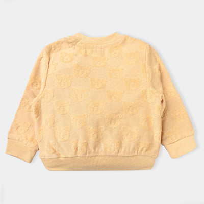 Infant Boys Fleece Sweatshirt Bears-D. Dust