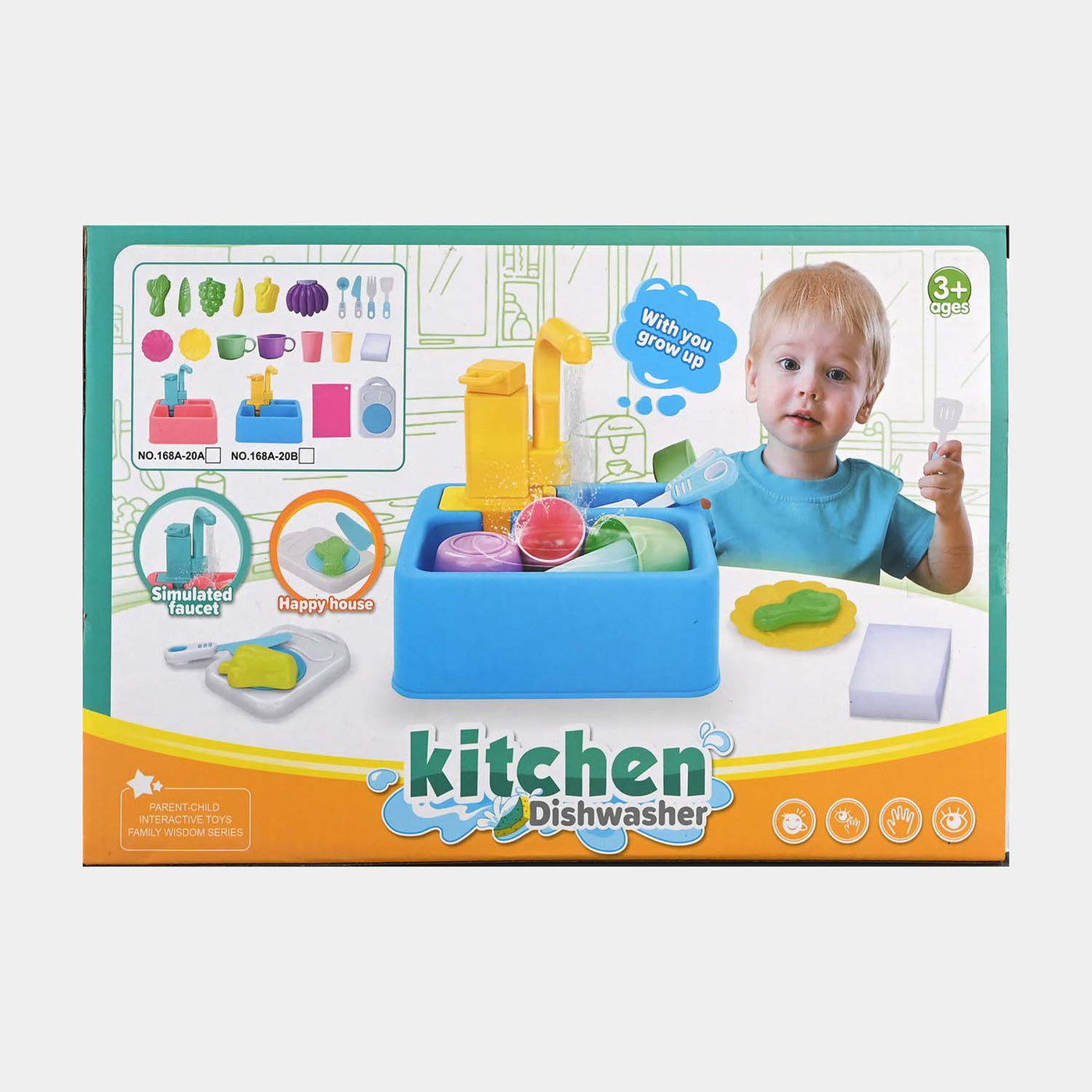 Kids Wash Up Kitchen Set Toy