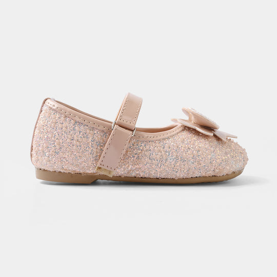 Girls Pumps 11-167-Peach