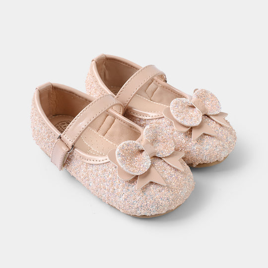 Girls Pumps 11-167-Peach