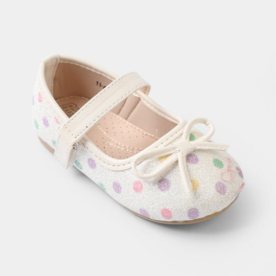 Girls Pumps 11-161-White