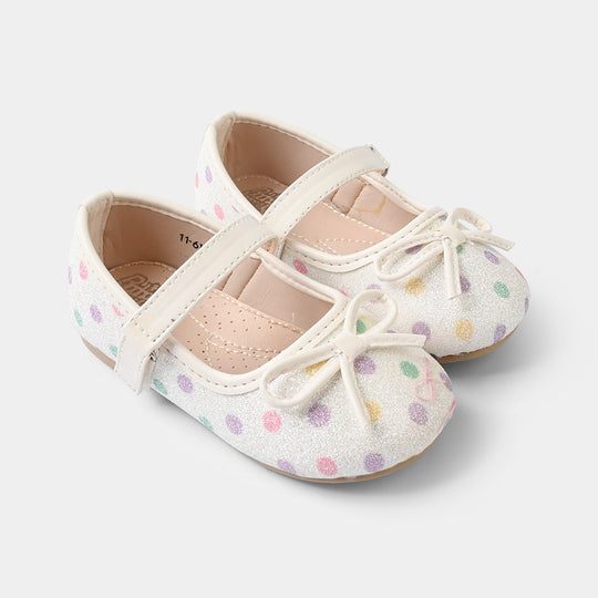 Girls Pumps 11-161-White