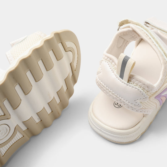 Girls Sandal SF-128-10-BEIGE