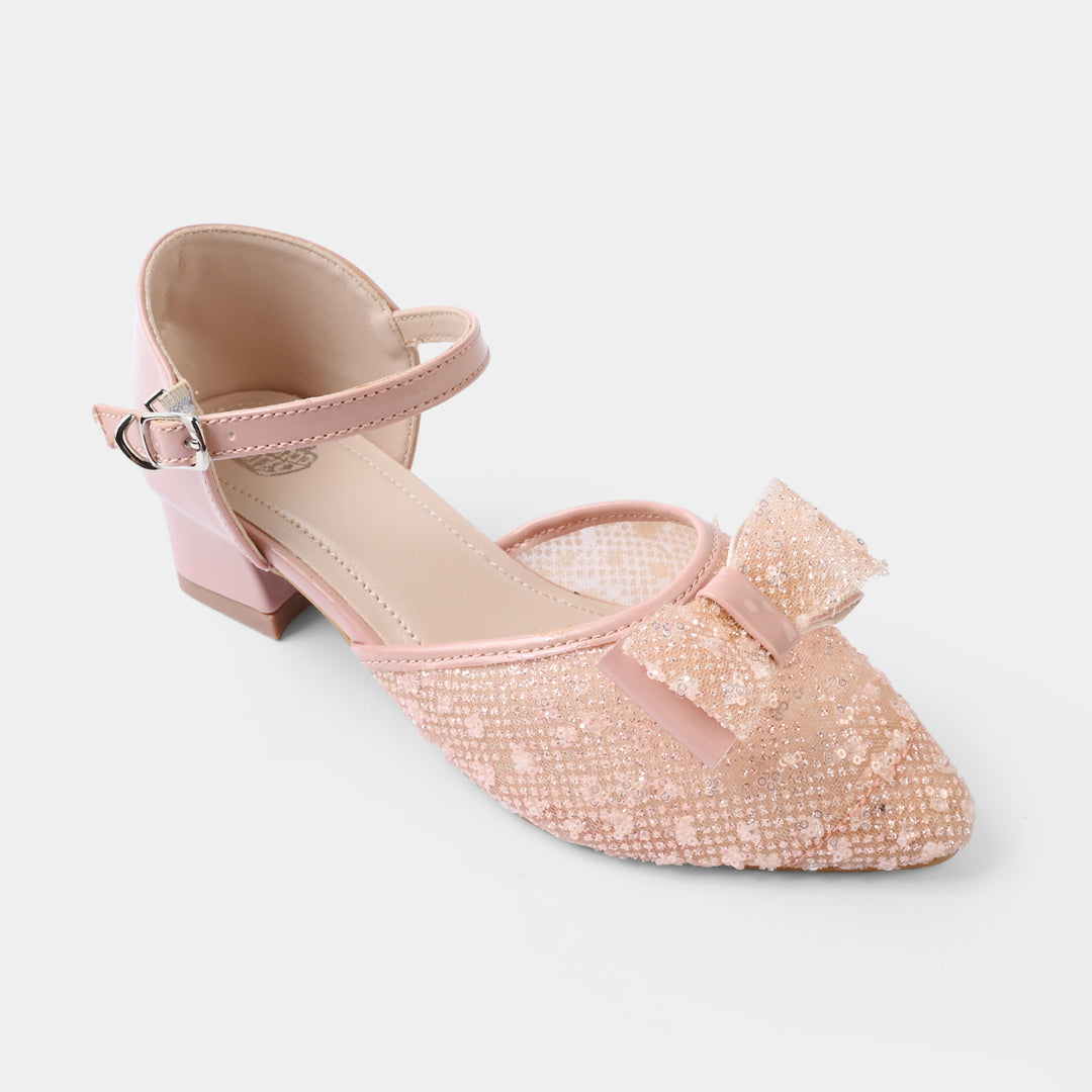 Girls Pumps Heels ZP-150-Pink