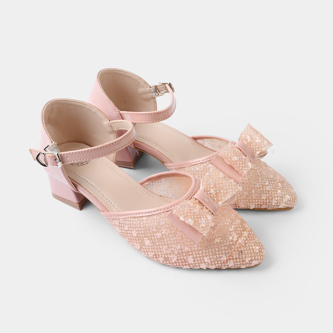 Girls Pumps Heels ZP-150-Pink