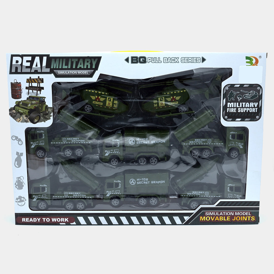 Pull Back Military Truck For Kids