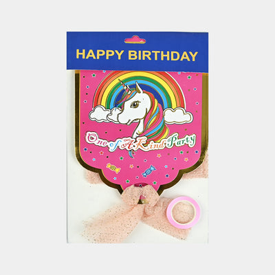 HBD Glitter Decoration Banner