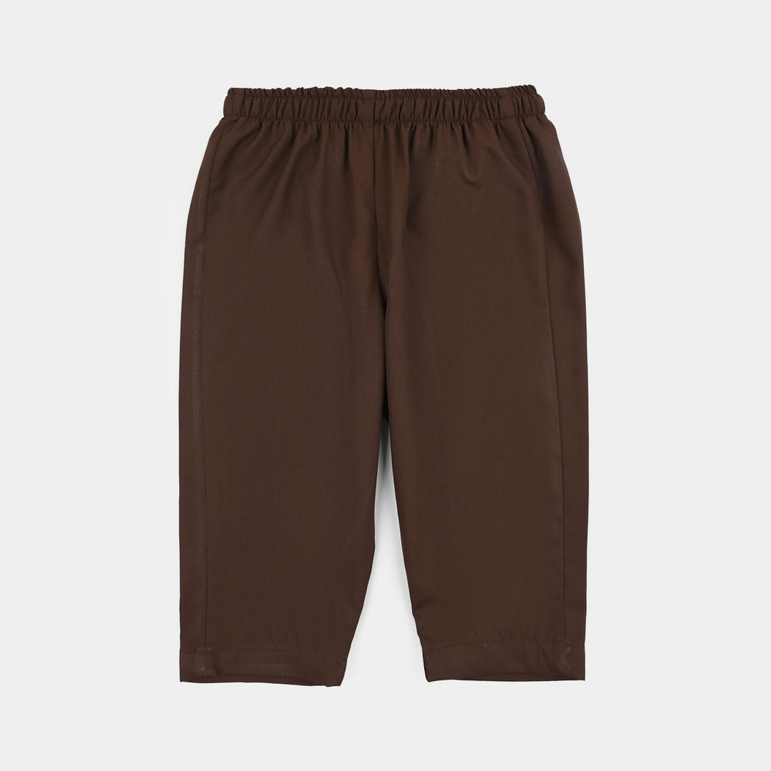 Infant Boys Poly Viscose 2Piece (Honey Mustard)-BROWN
