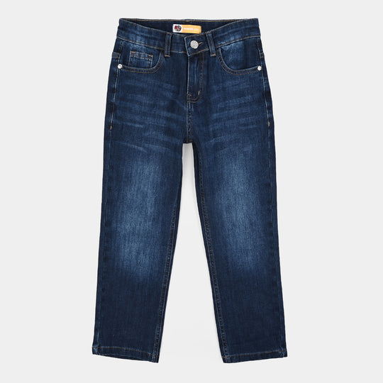 Boys Denim rigid Pant Skate Time-DARK BLUE