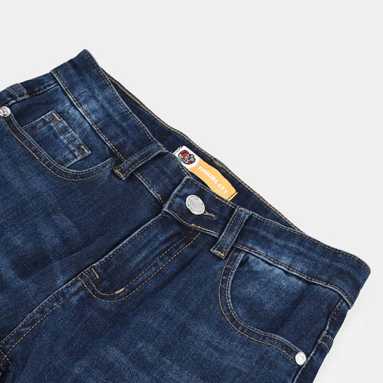 Boys Denim rigid Pant Skate Time-DARK BLUE