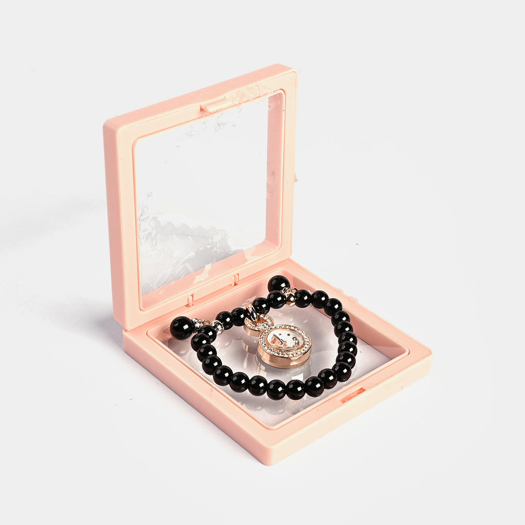 Stylish Pearl Bracelet Watch for Girls