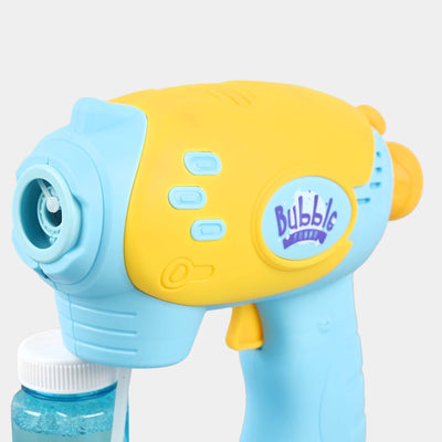 Bubble Shooter Machine with 2 Bottles Bubble Solution