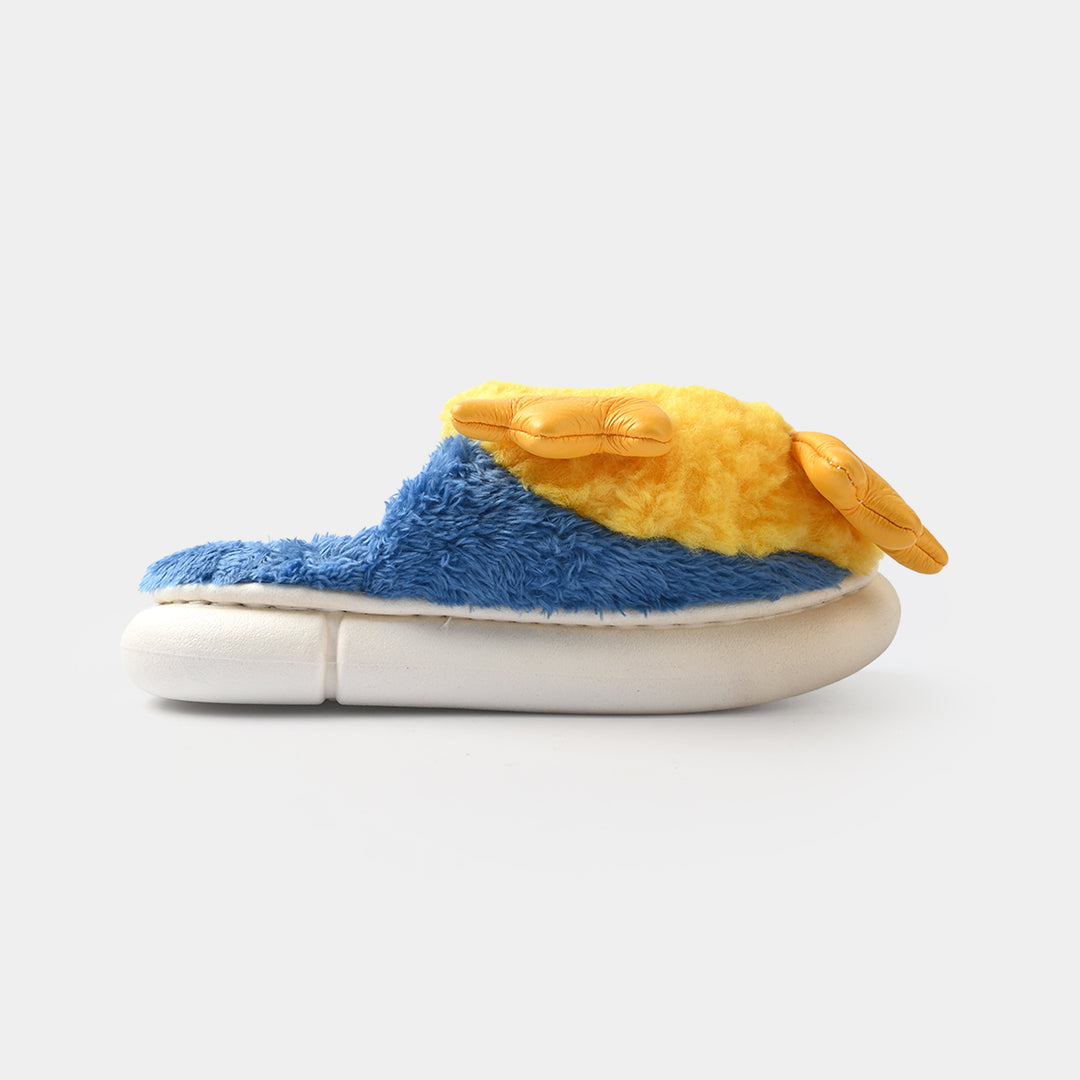 Girls Fur Slipper 1192-4-Yellow