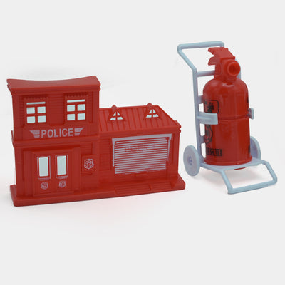 Pull Back Fire Rescue Set For Kids