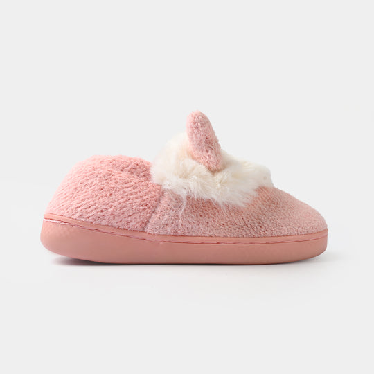 Girls Fur Slipper 1192-9-Pink