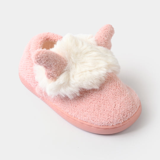 Girls Fur Slipper 1192-9-Pink