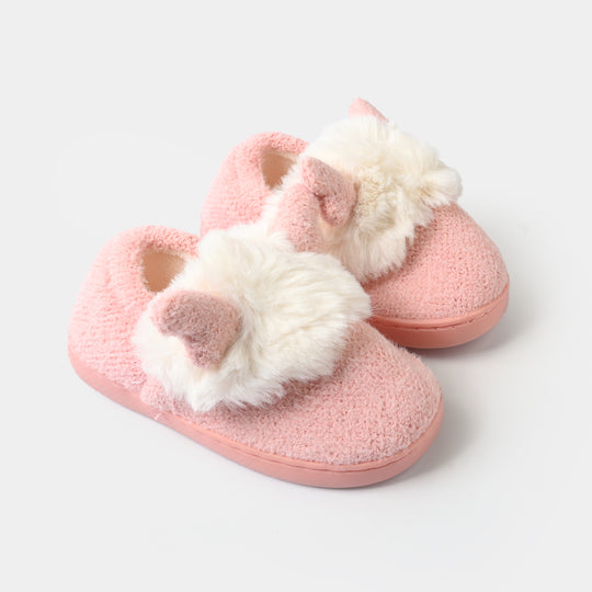 Girls Fur Slipper 1192-9-Pink