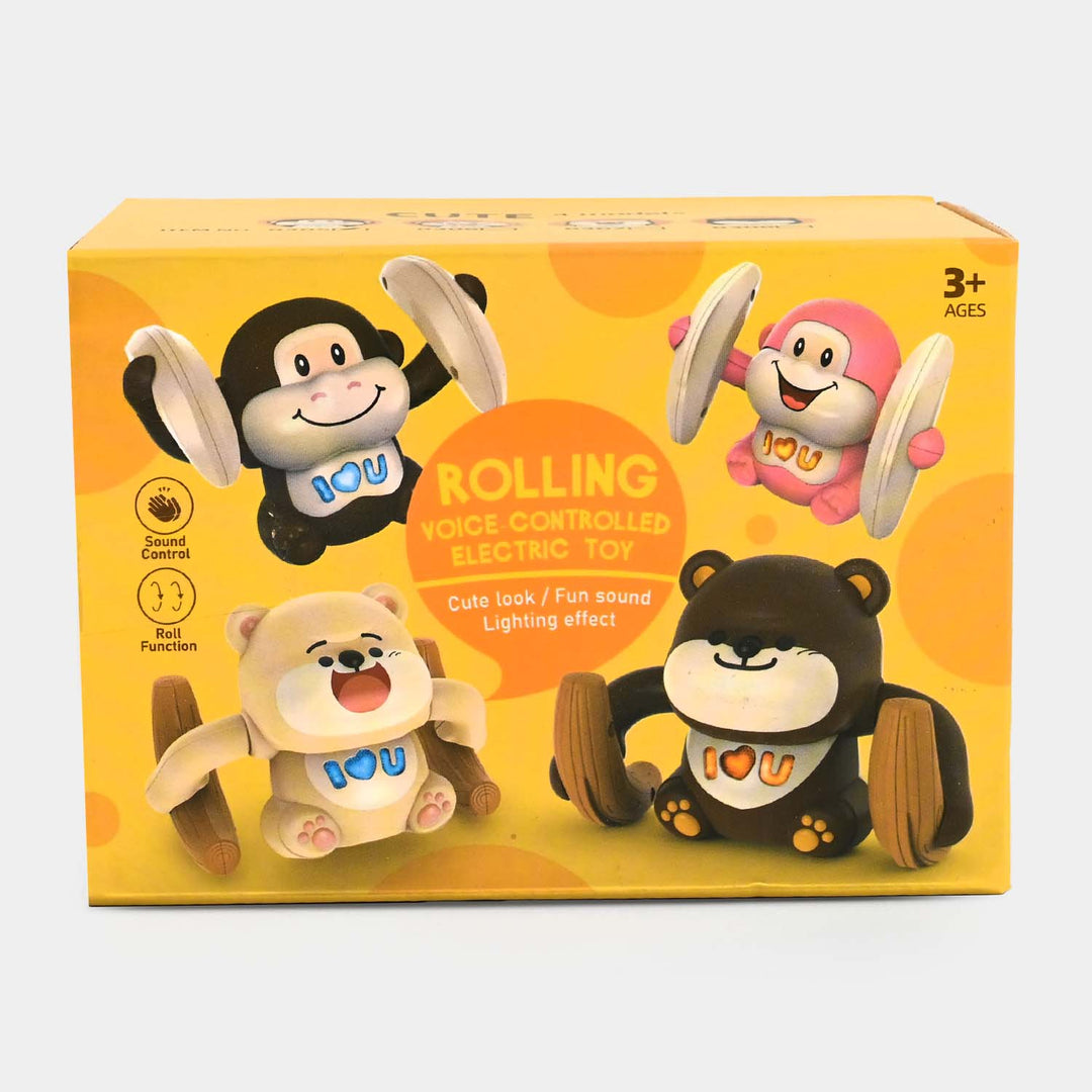Monkey Musical & Rolling Play Toy For Kids