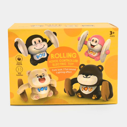 Monkey Musical & Rolling Play Toy For Kids