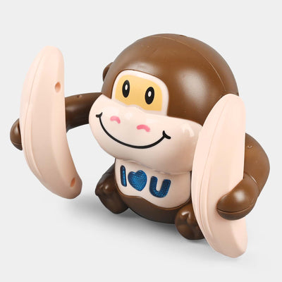 Monkey Musical & Rolling Play Toy For Kids