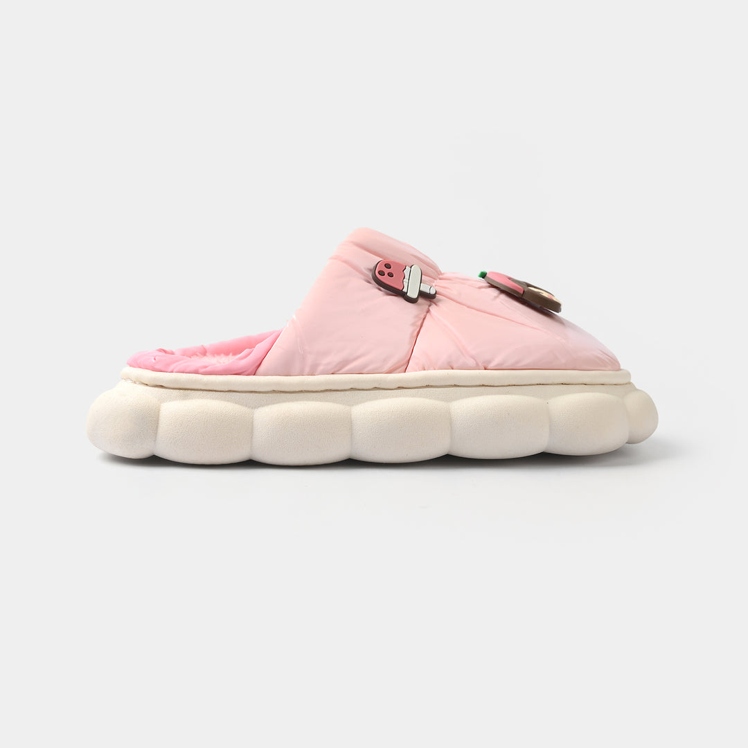Girls Fur Slipper 1192-5-Pink