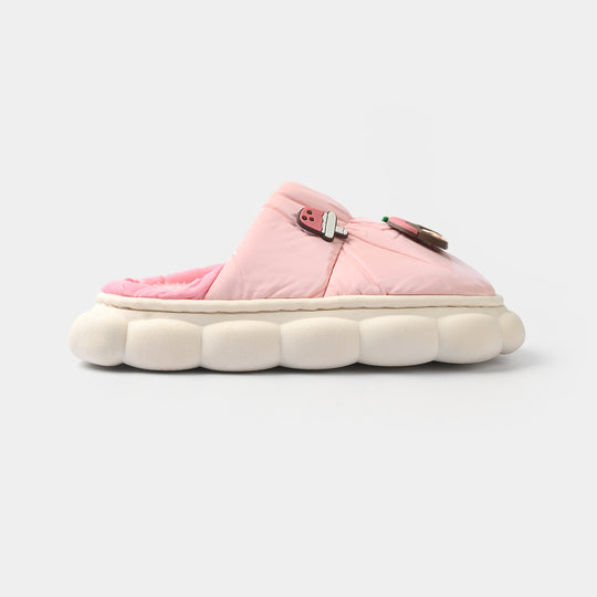Girls Fur Slipper 1192-5-Pink