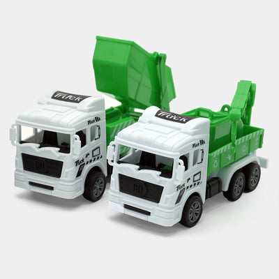 Pull Back City Truck Toy Play Set For Kids